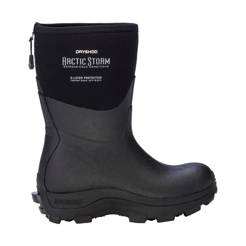 Dryshod Women's Arctic Storm Mid Rain Boot - Black