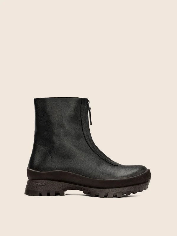 Elegant Casual Footwear Estrella Brown Combo Winter Boot