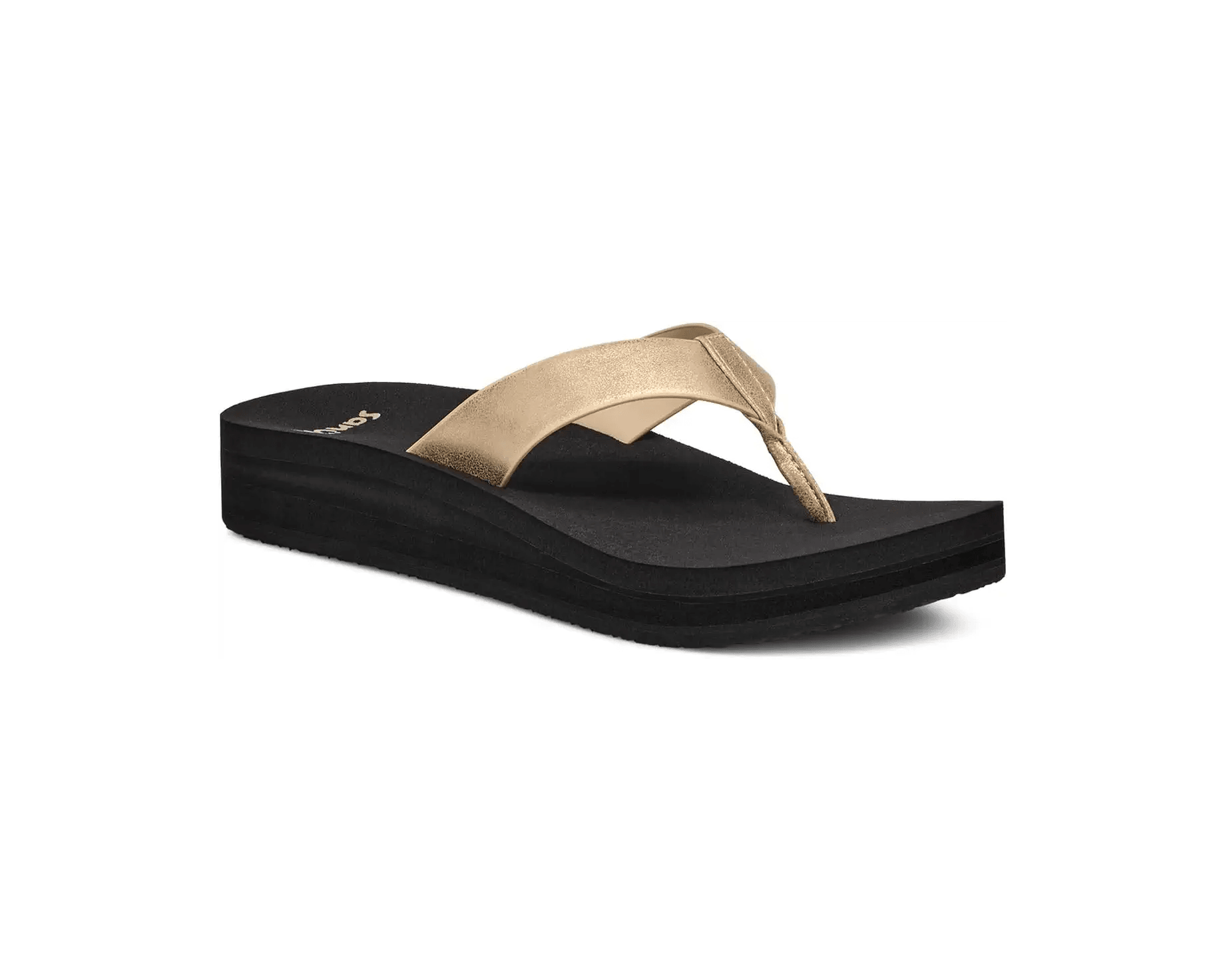 Sanuk Women’s Highland Metallic Sandal Champagne