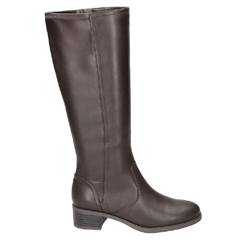 Stylish Work Sneakers Tucker Plus Riding Zippered Round Toe Boots