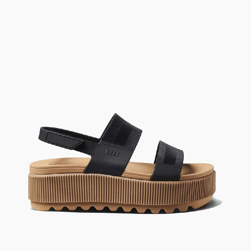 Stylish Running Shoes Sale Reef Women's Water Vista Higher Sandal Black / Tan