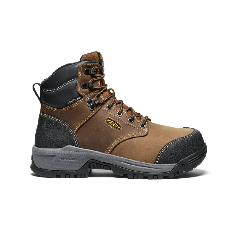 Women's Evanston 6" Waterproof Boot INT MET (Carbon Toe)  |  Bison/Black