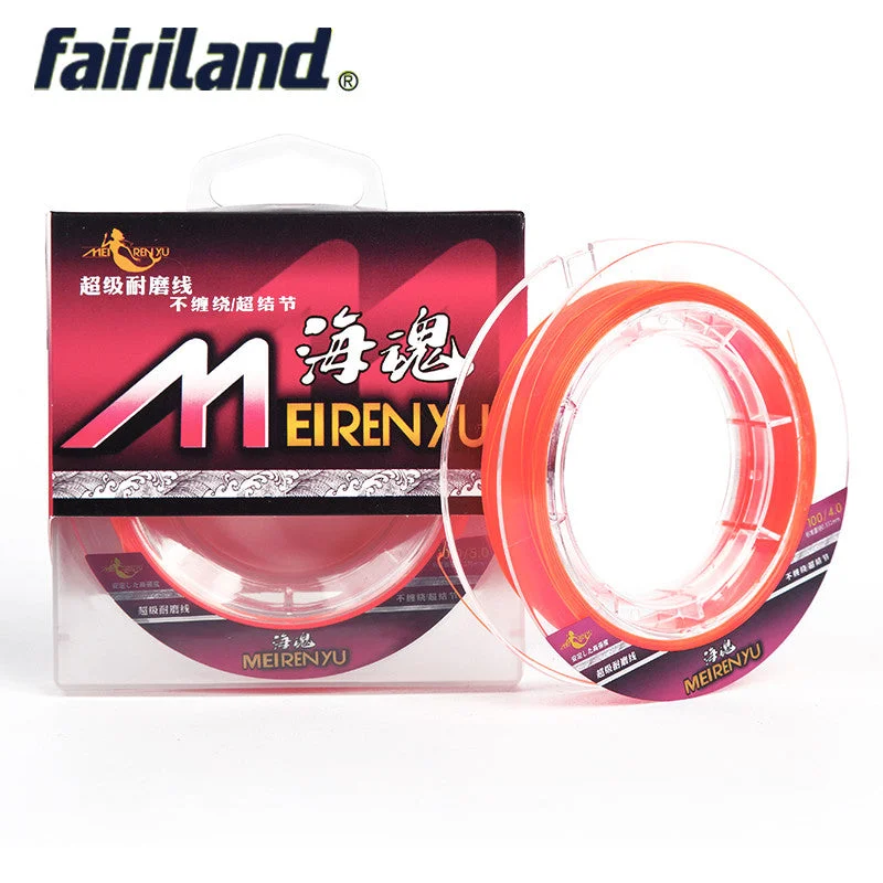 ultra-durable braided leaders 100M 2-8# Ultra Abrasion Resistant Rock Main Fishing Line Durable Monofilament Nylon Fishing Thread