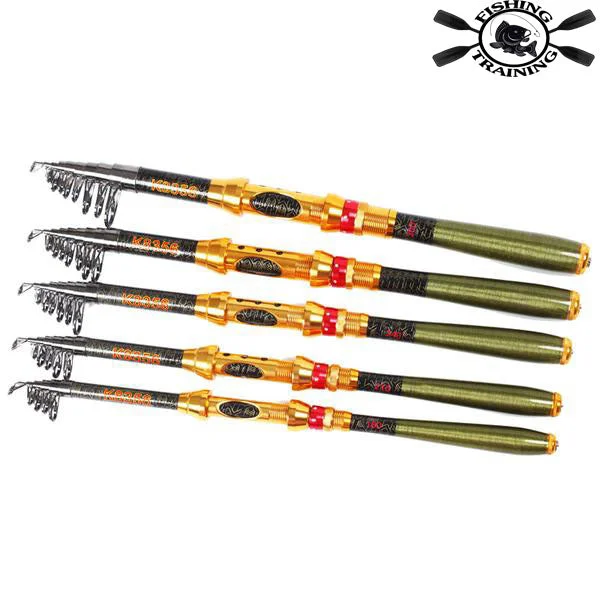 collapsible carbon fiber telescopic rods 2017 New 99% Carbon  Portable Telescopic Fishing