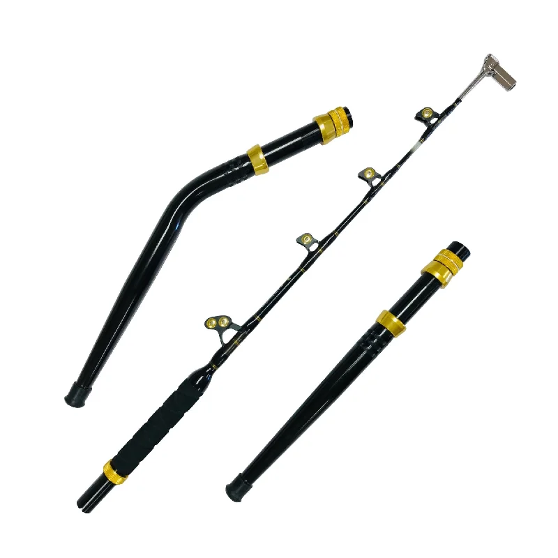 strong monofilament leader material 3pc Deep Drop Trolling Rod (Swing Tip) - Blue Marlin Tournament Edition strong monofilament leader material 3pc Deep Drop Trolling Rod (Swing Tip) - Blue Marlin Tournament Edition