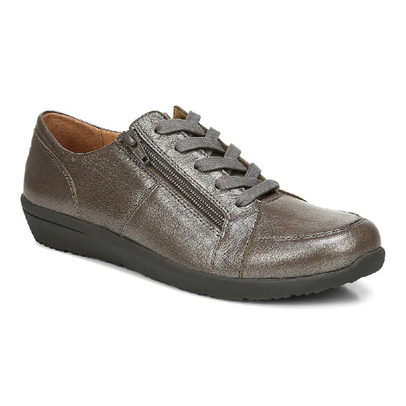 Stylish Boots For Hiking Vionic Abigail Lace Up Pewter