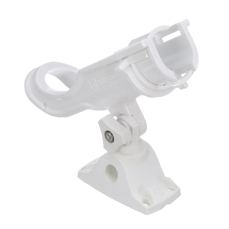 premium fluorocarbon leader spools Attwood Heavy-Duty Adjustable Rod Holder w/Combo Mount - White [5009W4]