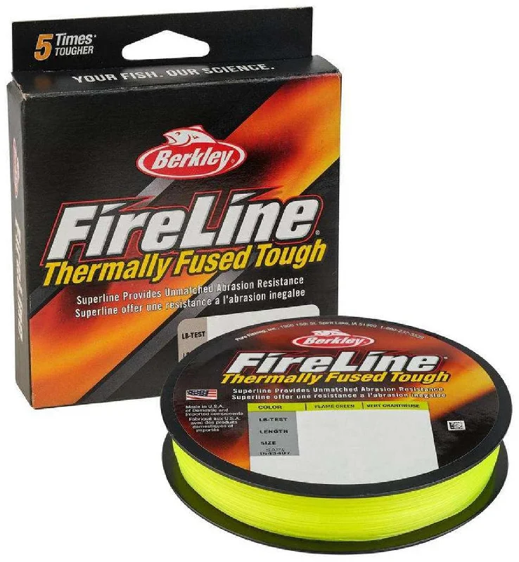 rubber coated landing nets Berkley Fireline Braided Superline | 114Mt / 125Yd | Flame Green |