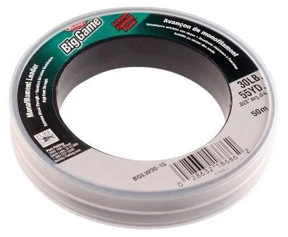 top-rated casting reels Berkley Trilene Big Game Nylone Monofilament Leader | 50Mt / 55Yd | Clear |