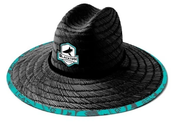 crankbaits for bass fishing BlacktipH Straw Hat - Turquoise Blue - Black