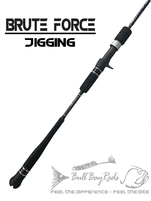 telescopic baitcasting rods Brute Force 6'6" Slow Pitch Jigging Rods