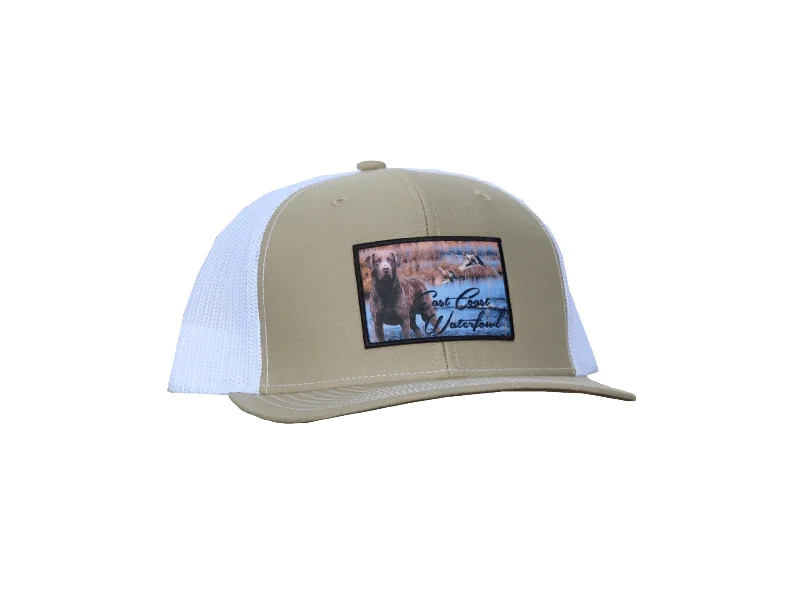 premium ice fishing tip-ups Chesapeake Bay Retriever Trucker Hat | East Coast Waterfowl premium ice fishing tip-ups Chesapeake Bay Retriever Trucker Hat | East Coast Waterfowl