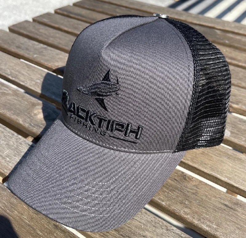 power handle baitcasting reels BlacktipH Charcoal Grey Embroidered Snapback 2.0