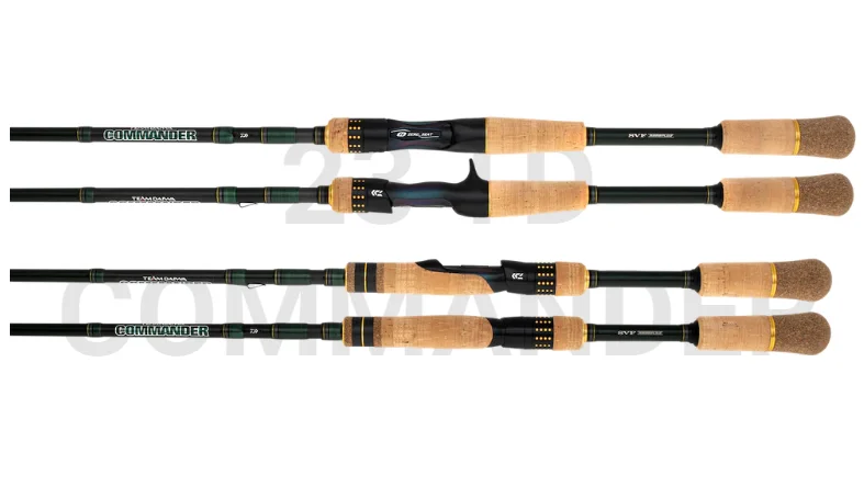 collapsible carbon fiber fly rods Daiwa 23 TD Commander Graphite Rods + Gift