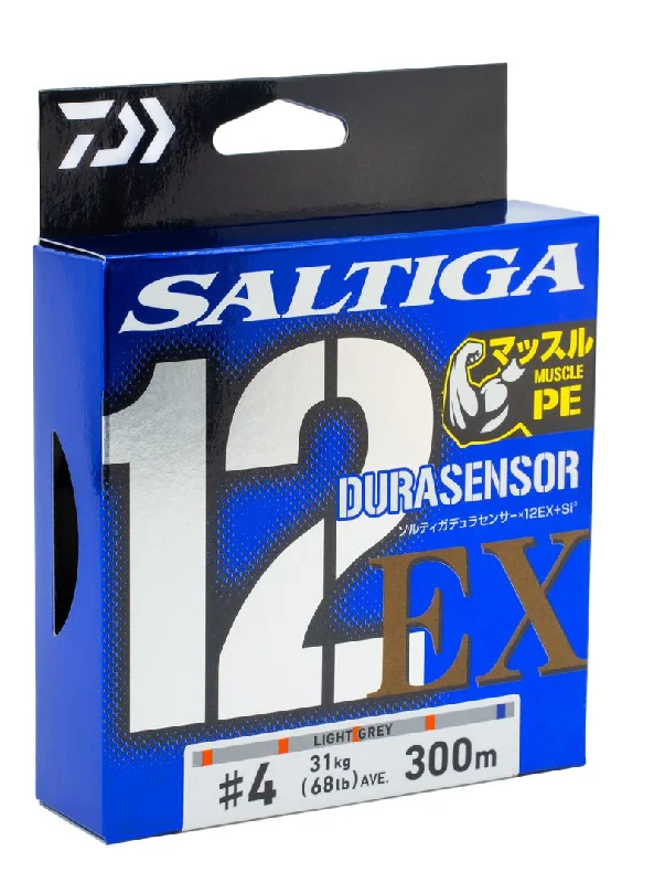 baitcasting rods for saltwater fishing Daiwa 24 Saltiga 12 EX Braid Grey 200m Rolls