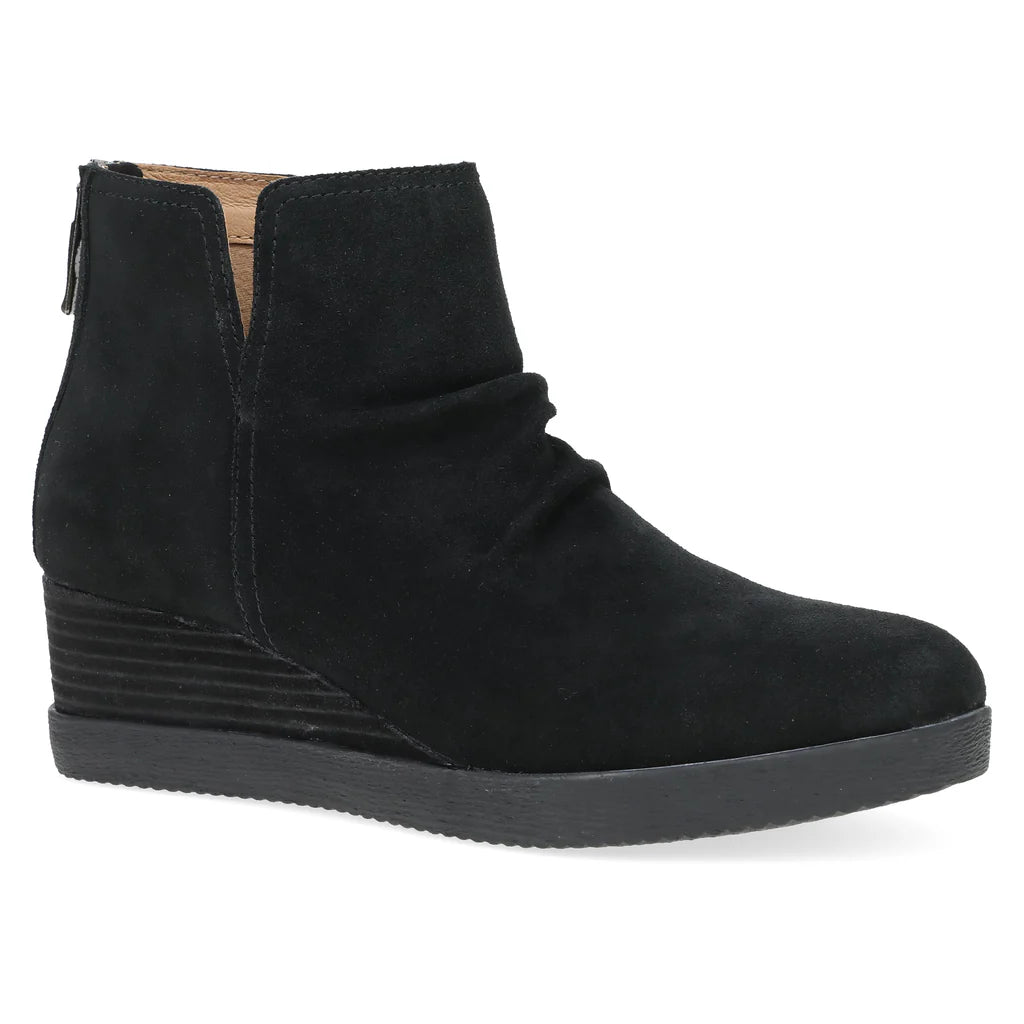 Winter Casual Shoes Dansko Stephanie Boot Black Waterproof Suede Women's