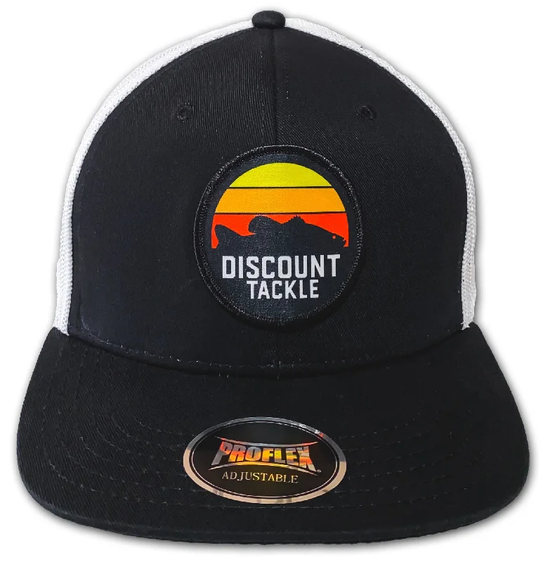 carbon fiber fishing reels lightweight Discount Tackle Sunset Bass Snapback Hat