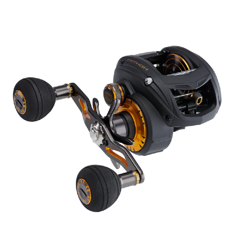 premium artificial squid lures Penn Fathom Low Profile Reel