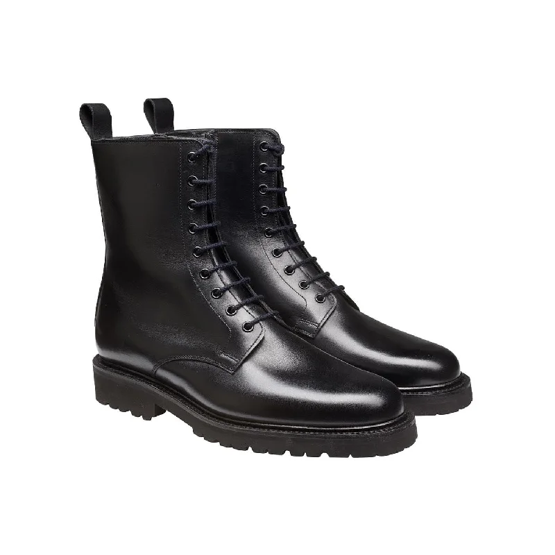 Winter Boots Sale Hazel Black Wax Calf