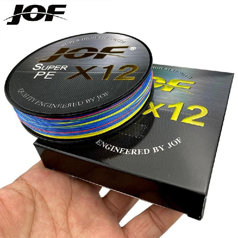 kayak trolling motor battery pack JOF 12 Strands Braided PE Fishing Line 100M-500M