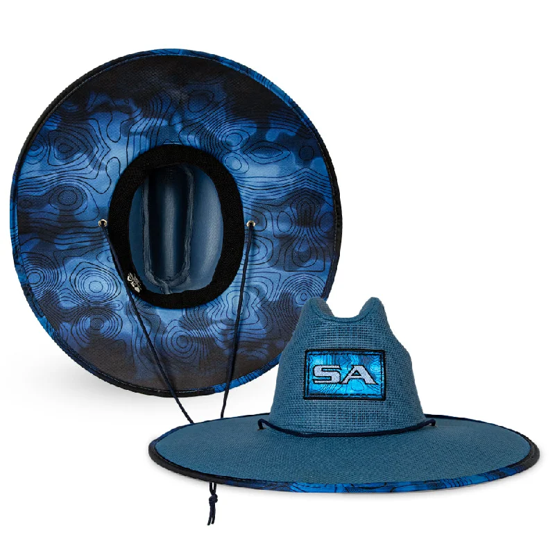 trout fishing rods and reels Keys Straw Hat | Underwater Topography | Powder Blue