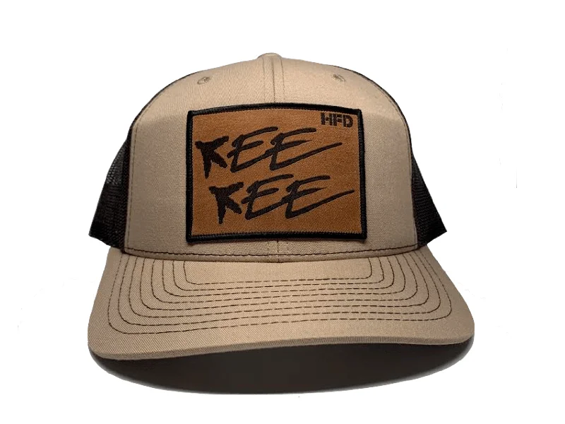professional-grade trolling rods Khaki / Brown Kee Kee Turkey Logo Hat