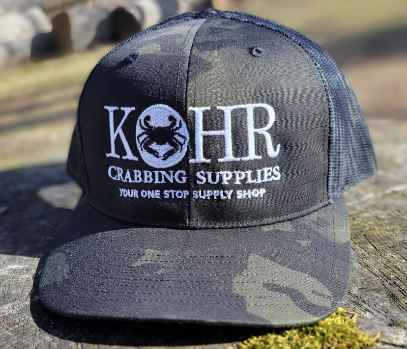 compact fly fishing rod storage Kohr Crabbing Supplies Hat