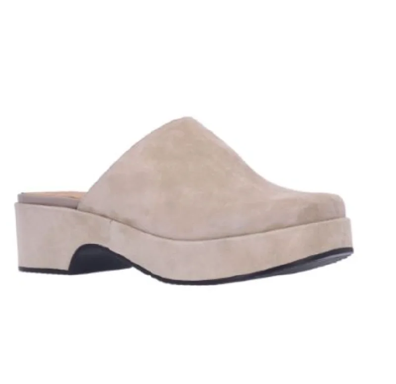 Comfortable High Heel Sandals GALANA TAUPE SUEDE