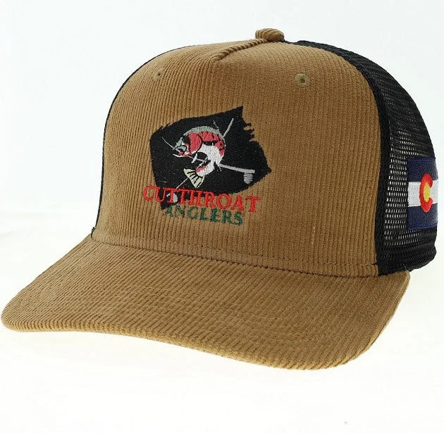 spring trout fishing lures Legacy Cutthroat Anglers Roadie Trucker Hat
