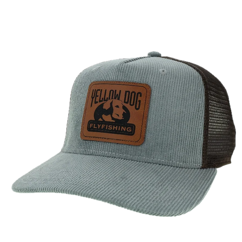 night fishing glow stick bobbers Yellow Dog Roadie Hat - Sawgrass Corduroy/Brown