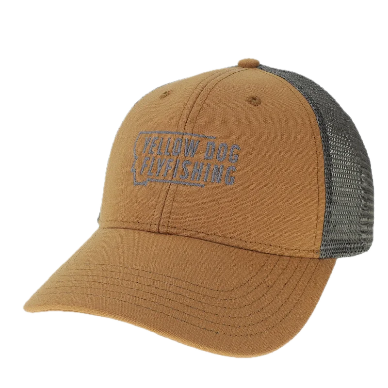 extra-large tackle storage trays Yellow Dog Trucker Hat - Caramel/Dark Grey