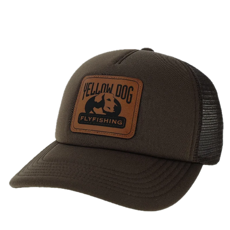 lightweight wading pants breathable Yellow Dog Trucker Hat - Brown