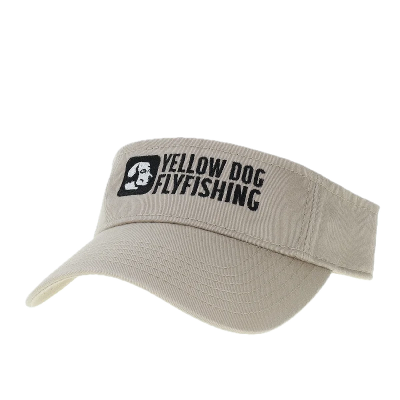 adjustable kayak fishing rod leashes Yellow Dog Visor - Khaki