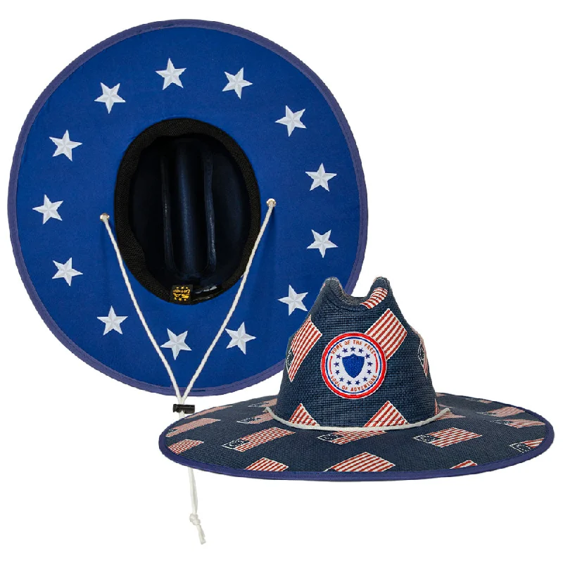 pike fishing lures realistic Limited Edition Keys Straw Hat | Patriot