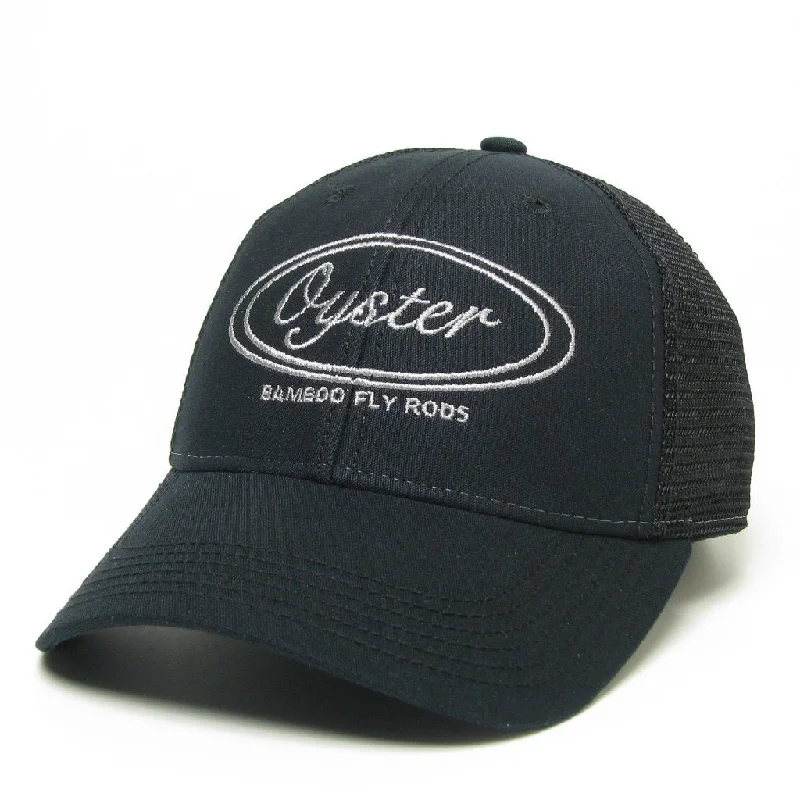 high-speed gear ratio baitcasters Black Legacy Lo-Pro Trucker Hat With Oyster Logo Embroidery high-speed gear ratio baitcasters Black Legacy Lo-Pro Trucker Hat With Oyster Logo Embroidery