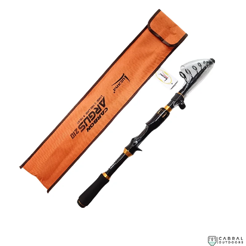 micro-finesse fishing rods Lucana Argus Telescopic UL Baitcasting Rod