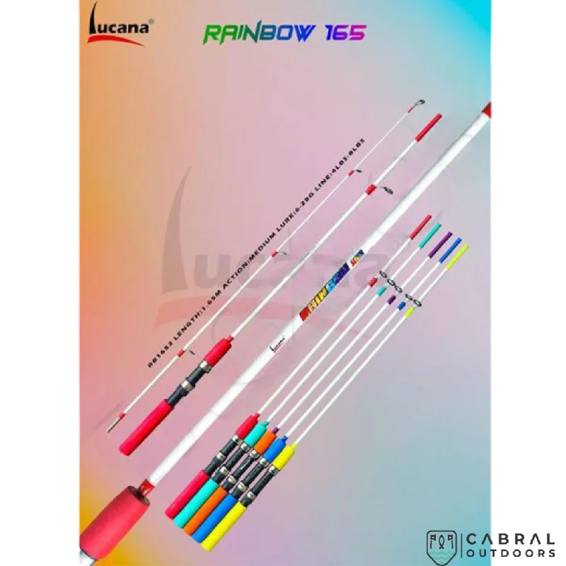saltwater baitcasters with corrosion resistance Lucana Rainbow 5.5ft Solid Spinning Rod saltwater baitcasters with corrosion resistance Lucana Rainbow 5.5ft Solid Spinning Rod