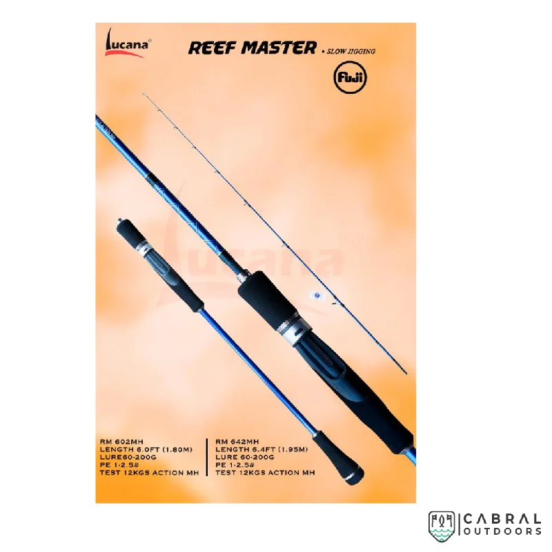 ultra-sensitive braided fishing lines Lucana Reef Master Slow Jigging Rod | 6-6.4ft ultra-sensitive braided fishing lines Lucana Reef Master Slow Jigging Rod | 6-6.4ft