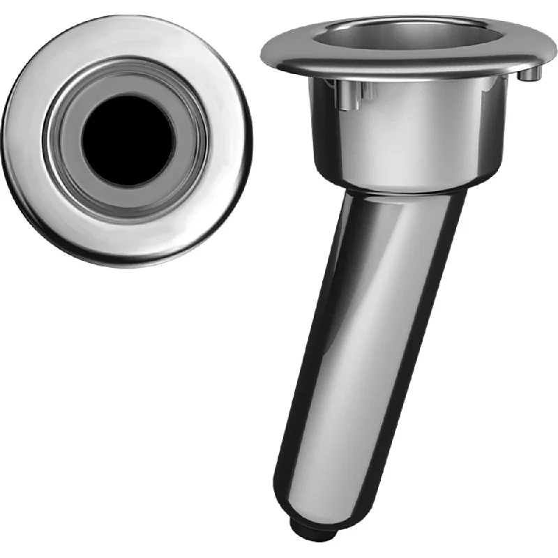 beginner fishing tackle kit Mate Series Elite Screwless Stainless Steel 15 Rod  Cup Holder - Drain - Round Top [C1015DS]