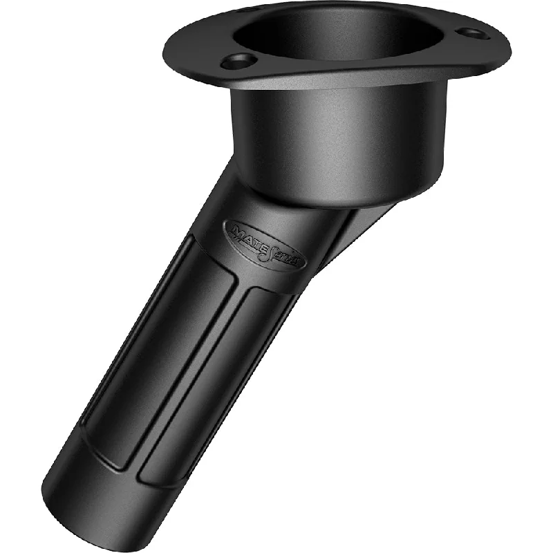 trolling reels for big fish Mate Series Plastic 30 Rod  Cup Holder - Open - Oval Top - Black [P2030B]