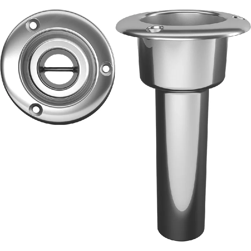 high visibility fishing lines Mate Series Stainless Steel 0 Rod  Cup Holder - Open - Round Top [C1000ND]