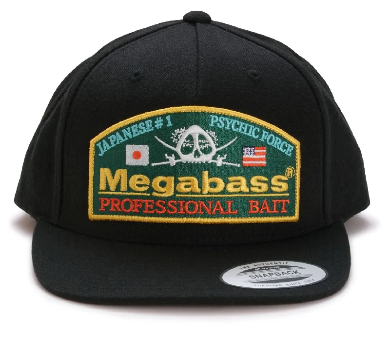 kayak fishing accessories must-have Megabass Psychic Snapback Hat