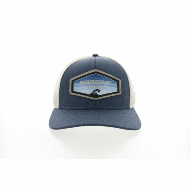 floating buzzbaits for summer fishing Sea Gear - Patch Hat Light Navy / Khaki