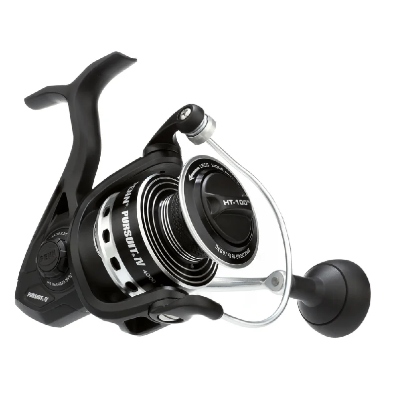retractable ice fishing tip-ups Penn Pursuit IV PURIV4000 Spinning Reel