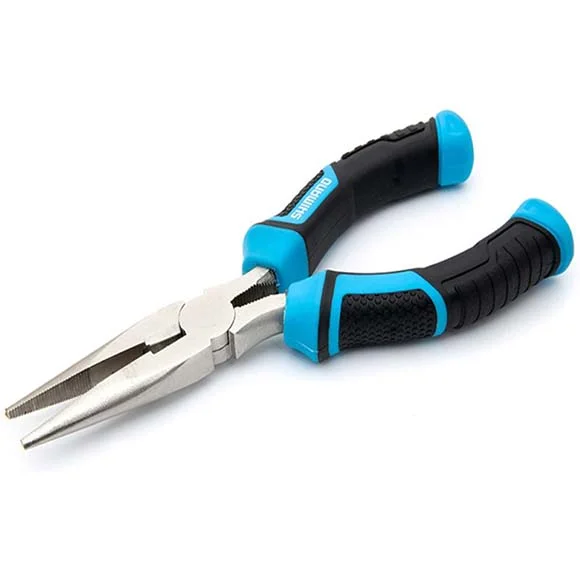 carbon fiber fly rods lightweight Shimano Brutas Silver Nickel Needle Nose Pliers
