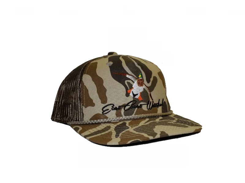 compact fly fishing travel kits Old School Camo Mallard Trucker Snap Back | East Coast Waterfowl compact fly fishing travel kits Old School Camo Mallard Trucker Snap Back | East Coast Waterfowl