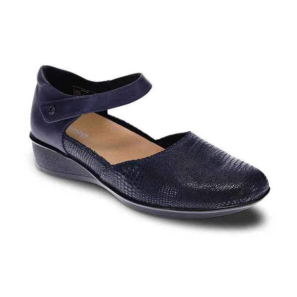 Casual Running Sneakers Revere Women's Osaka Mary Jane Navy Lizard