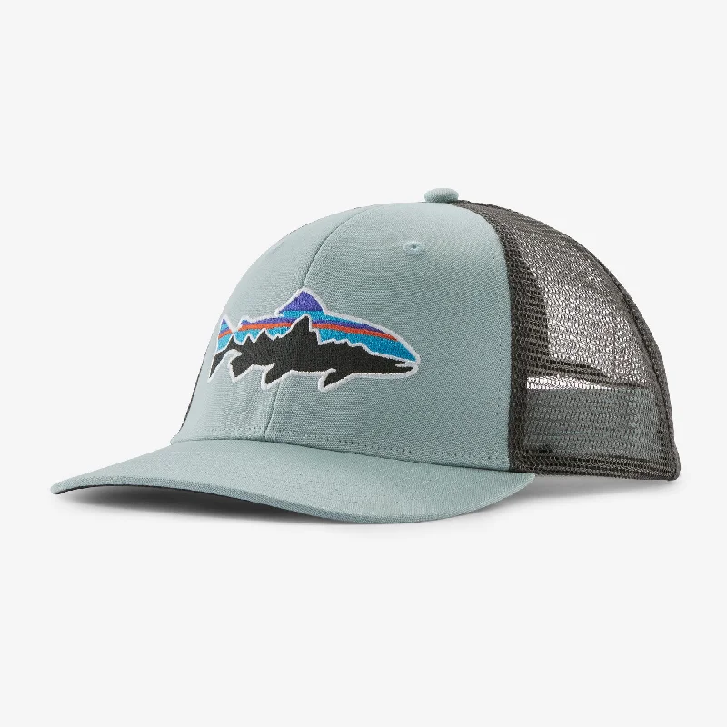premium pike fishing spinnerbaits Patagonia Fitz Roy Trout Trucker Hat - Thermal Blue premium pike fishing spinnerbaits Patagonia Fitz Roy Trout Trucker Hat - Thermal Blue