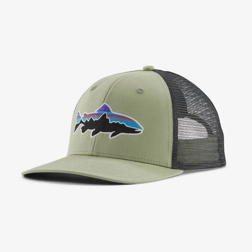 best fluorocarbon-coated monofilament lines Patagonia Fitz Roy Trout Trucker Hat