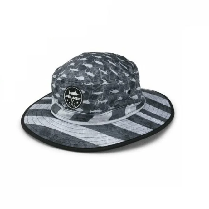 adjustable fly fishing line clippers Pelagic- Sunsetter Bucket Hat